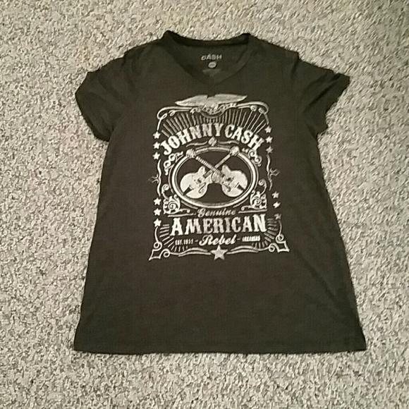 Cash Tops - Johnny Cash Tee Shirt Sz M